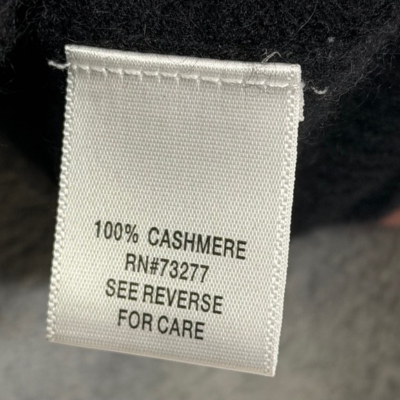 Apt 9 100% Cashmere Turtleneck Sweater Womens S Black Quiet Luxury Preppy Basic - Picture 4 of 8